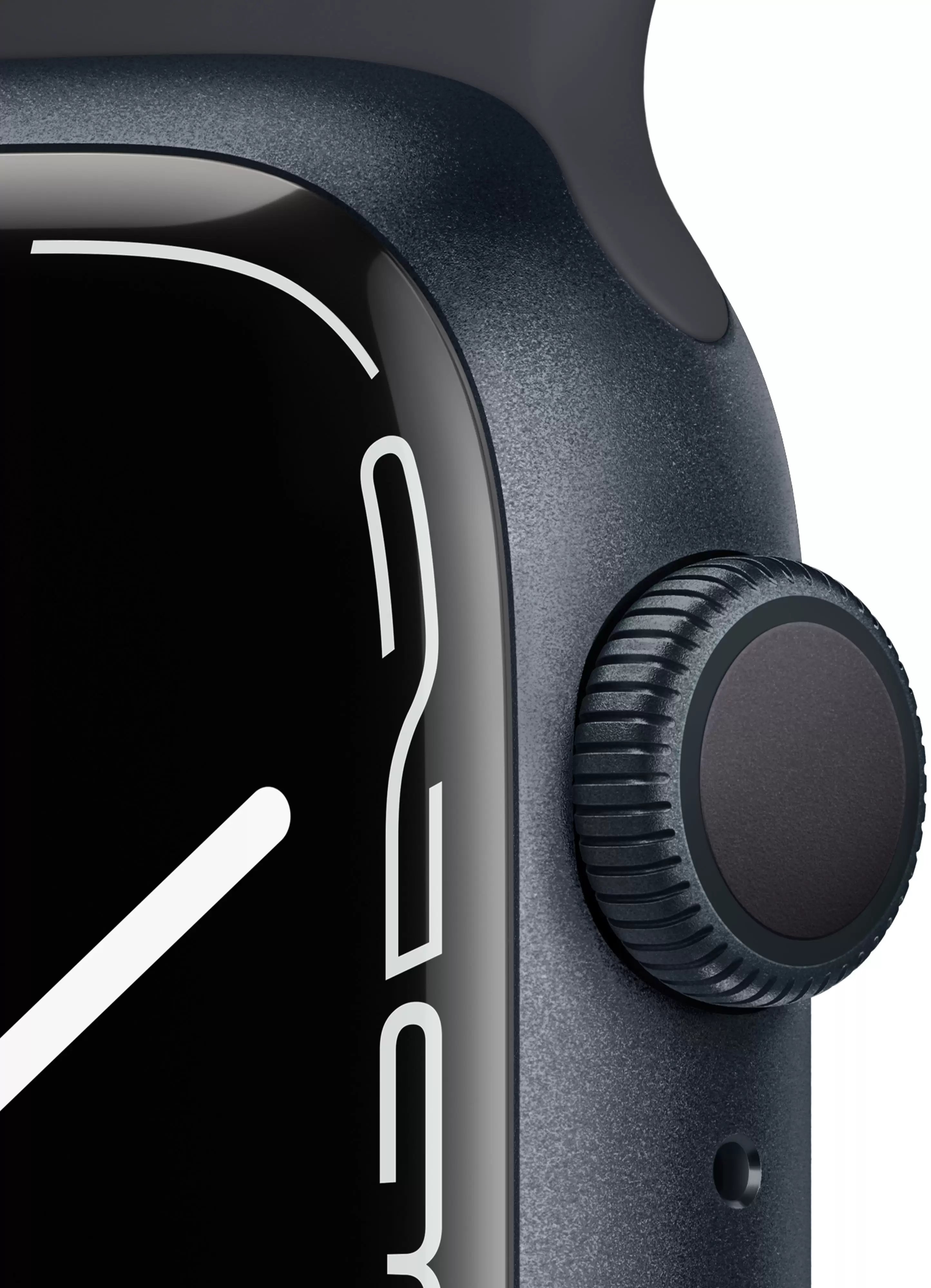 Смарт-часы Apple Watch Series 7 41mm черный с черным ремешком