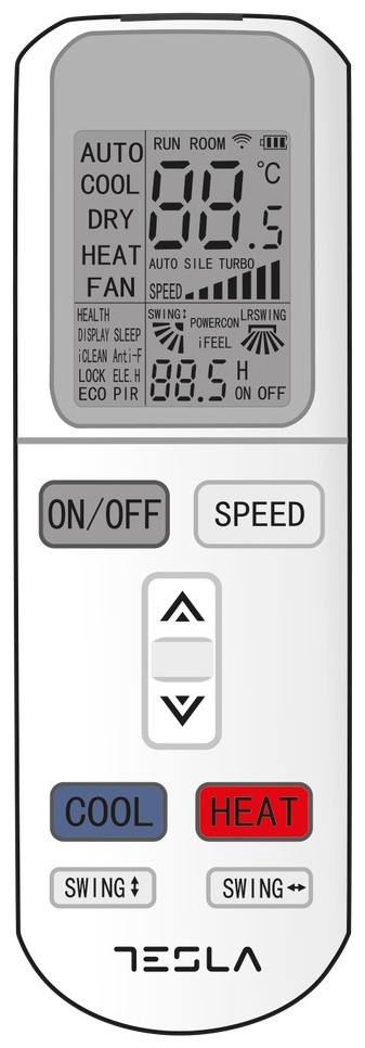 Кондиционер Tesla TA36FFML-12410A 12000BTU белый