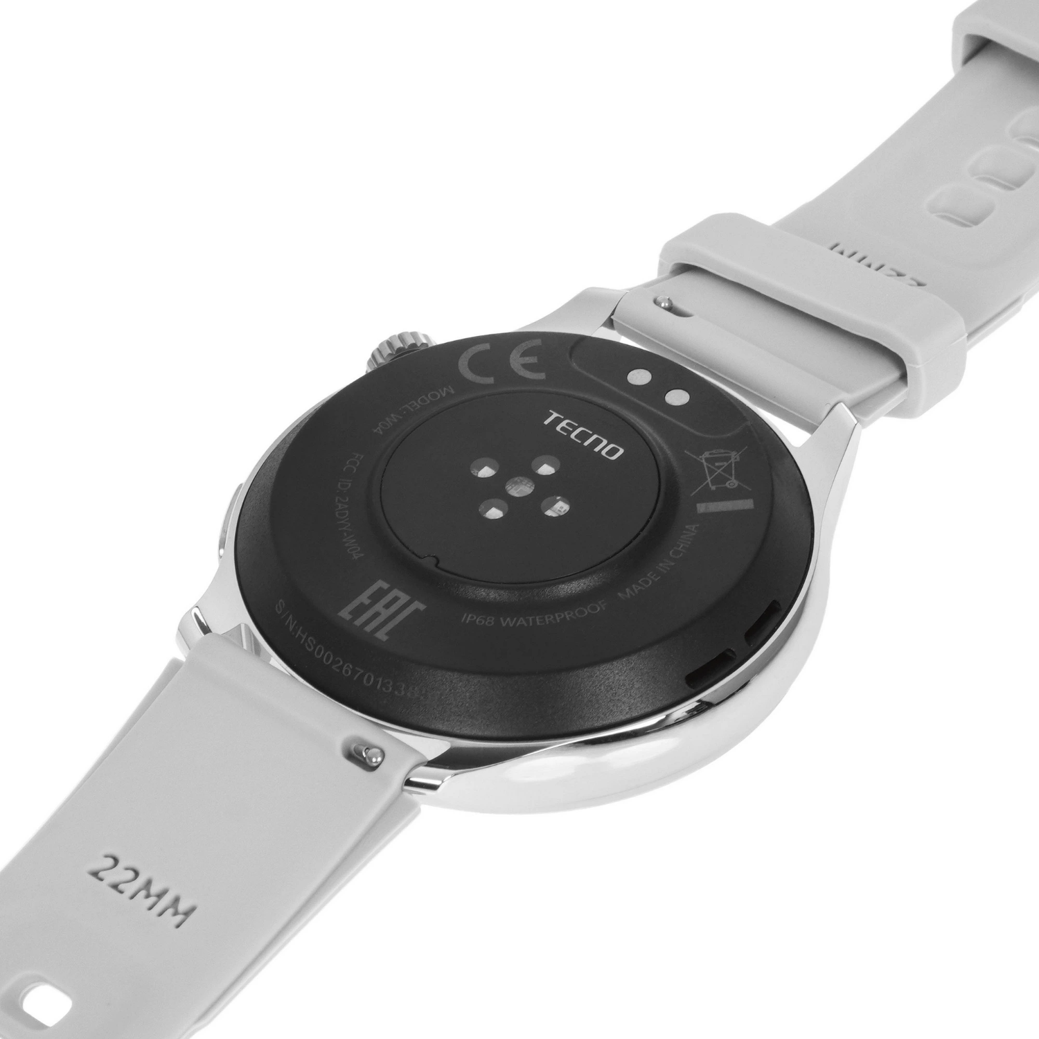 Смарт-часы Tecno Watch 4 серебристый W04