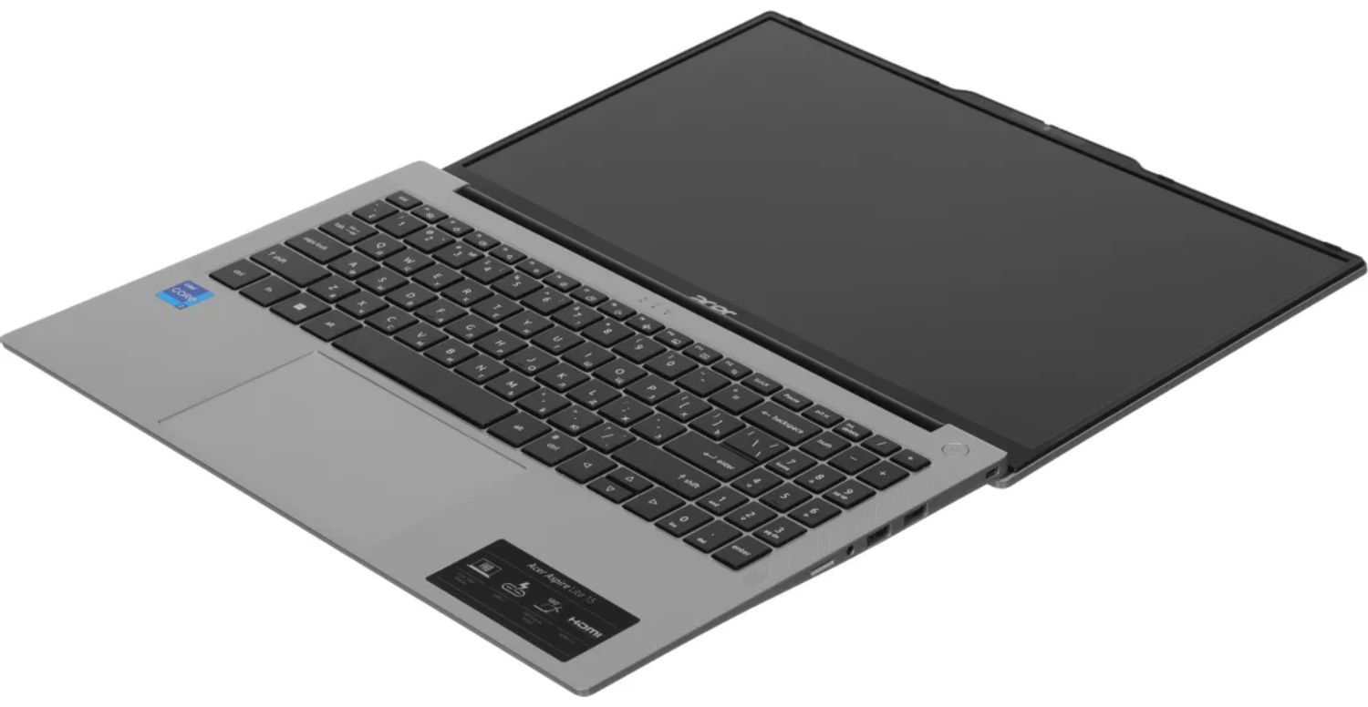 15,6" Ноутбук Acer Aspire Lite AL15-53P i7-1355U/16GB/512GB SSD/DOS серебристый