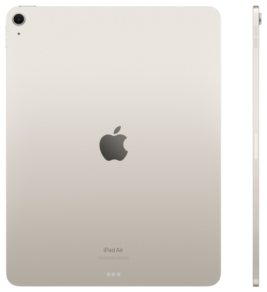 13" Планшет Apple iPad Air 2024 128 ГБ Wi-Fi бежевый