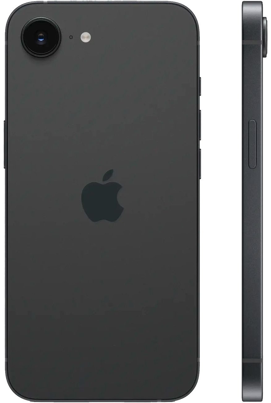 Смартфон Apple iPhone 16e 128 ГБ черный eSIM, без RuStore