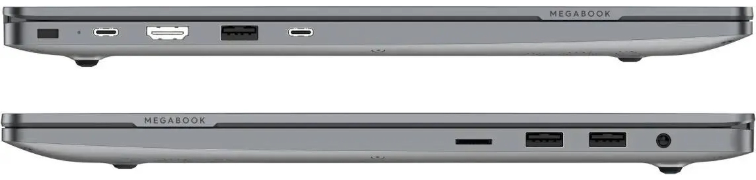 16" Ноутбук Tecno Megabook T16RA i5-13420H/16GB/1TB SSD/W11H серый 