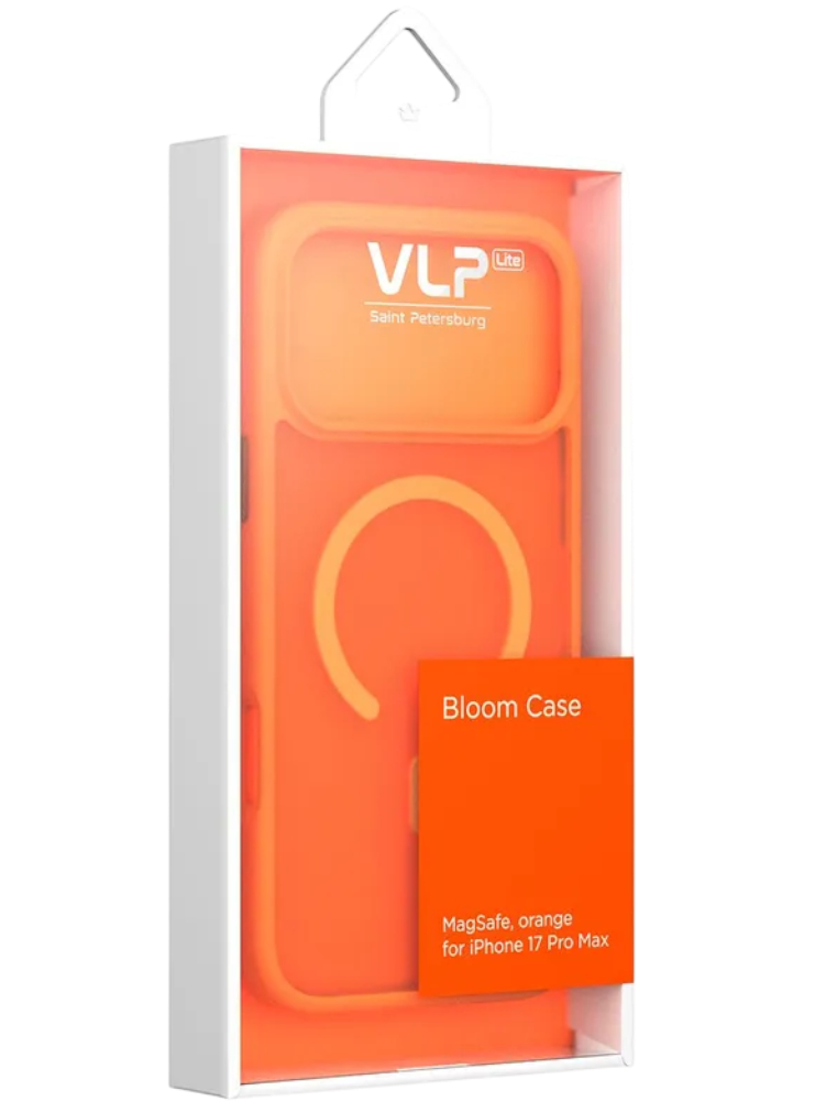Чехол для смартфона VLP LITE Bloom Case Apple iPhone 17 Pro Max MagSafe оранжевый