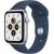 Смарт-часы Apple Watch SE 44mm серебристый с синим ремешком