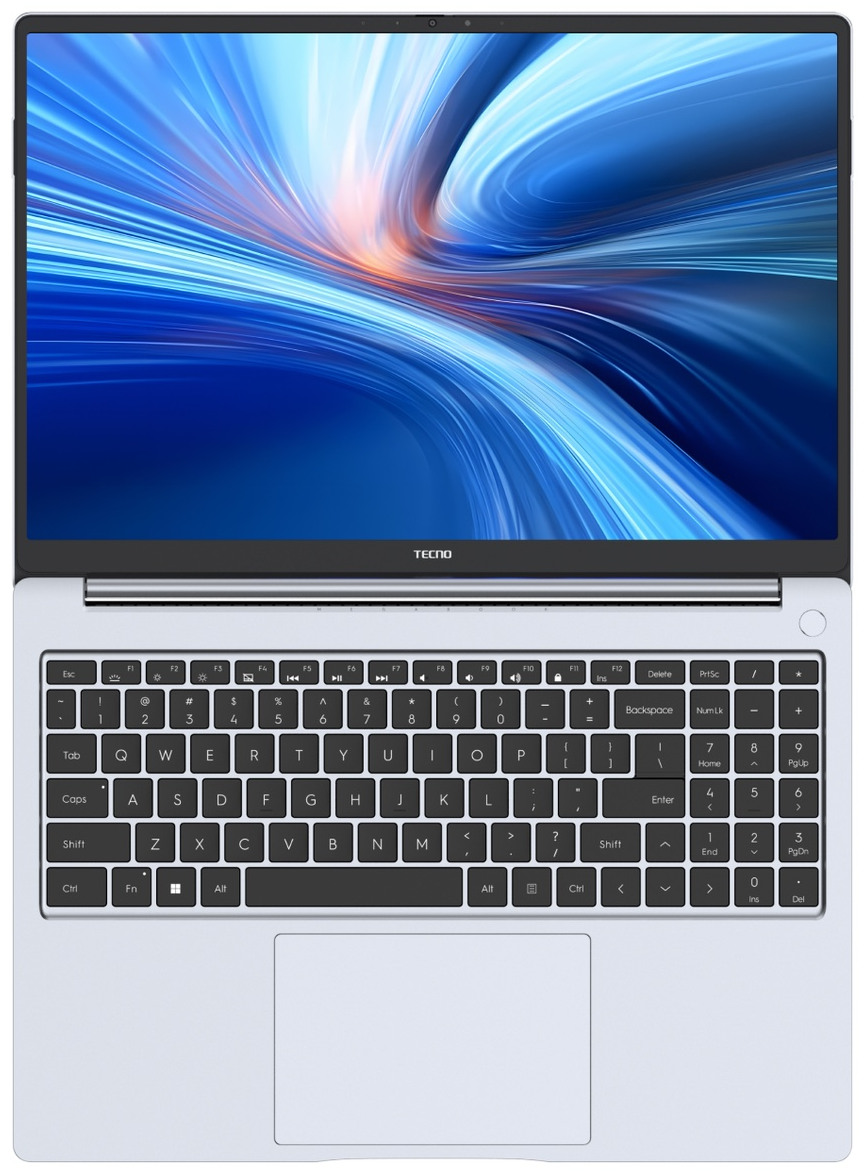 16" Ноутбук Tecno Megabook T16  серебристый 