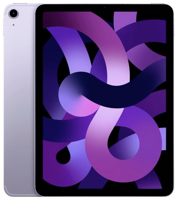 10.9" Планшет Apple iPad Air 2022 64 ГБ Wi-Fi + Cellular фиолетовый ЕСТ