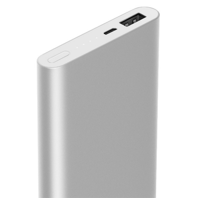 Портативный аккумулятор Xiaomi Mi Power Bank 2 Bank 2 10000 mAh  серебристый
