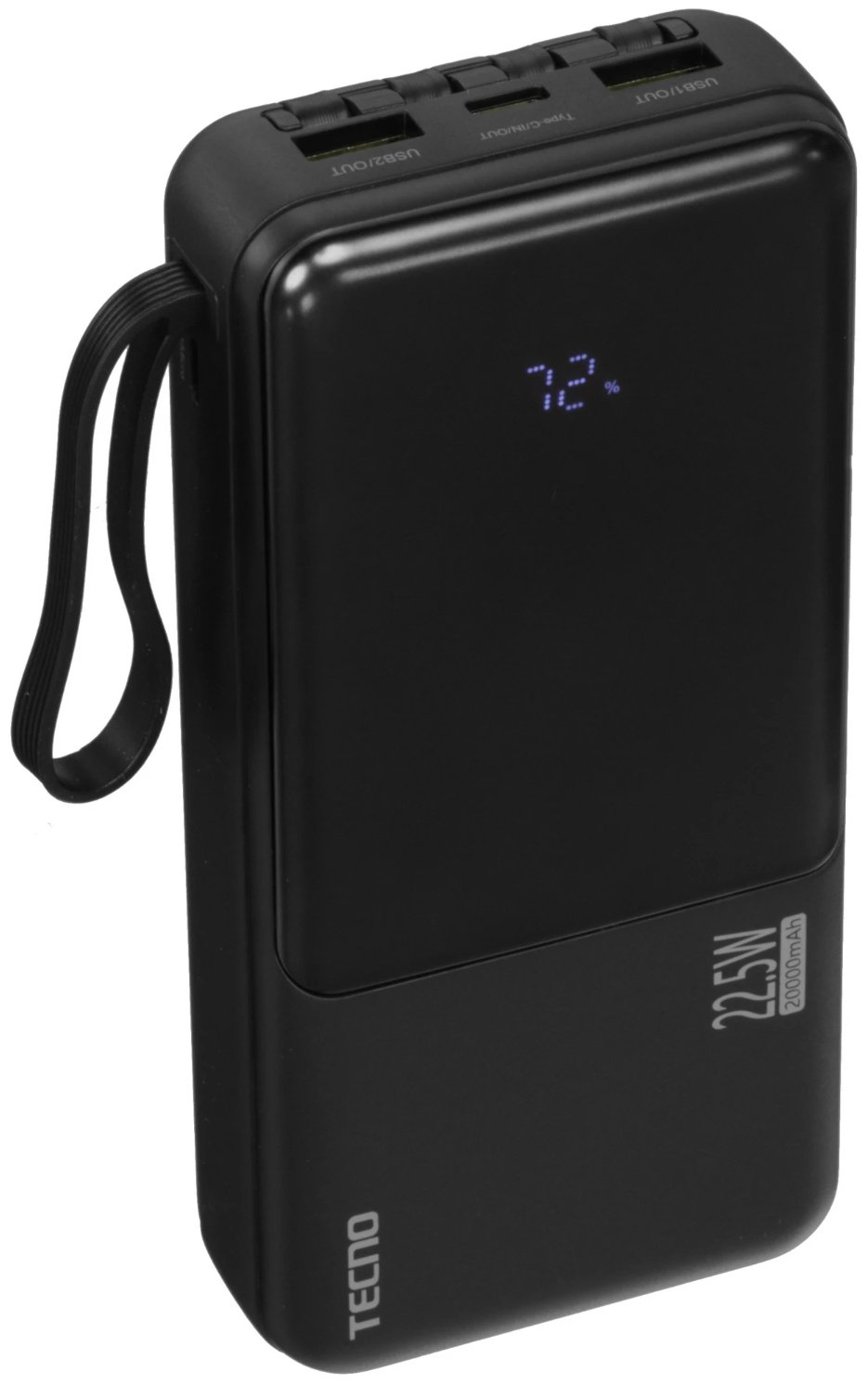 Портативный аккумулятор Tecno L201Q 20000 mAh черный