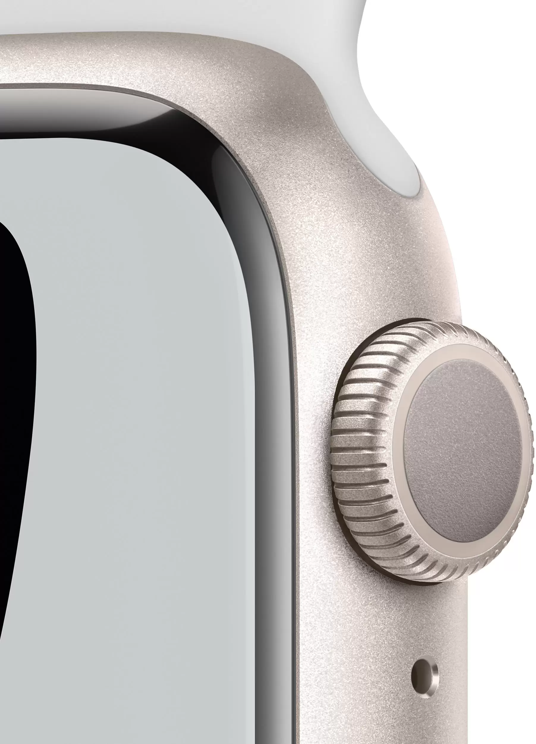 Смарт-часы Apple Watch Series 7 Nike 41mm серый с белым ремешком
