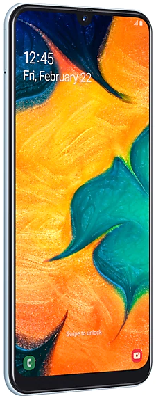 Смартфон Samsung Galaxy A30 3/32 ГБ белый