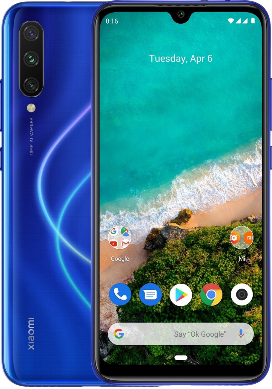 Смартфон Xiaomi Mi A3 4/128 ГБ синий