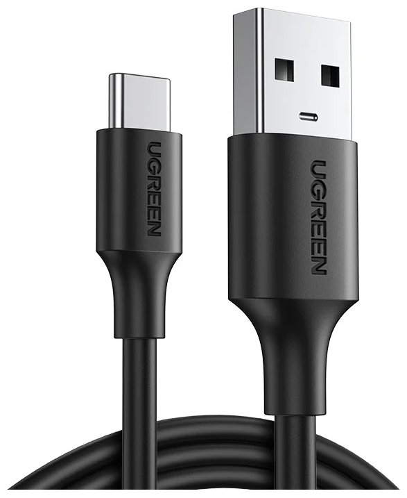 Кабель UGREEN US287 USB-A to USB-C 0.5m черный 60115