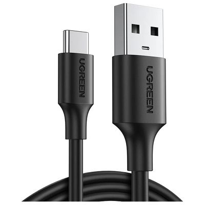 Кабель UGREEN US287 USB-A to USB-C 0.5m черный 60115