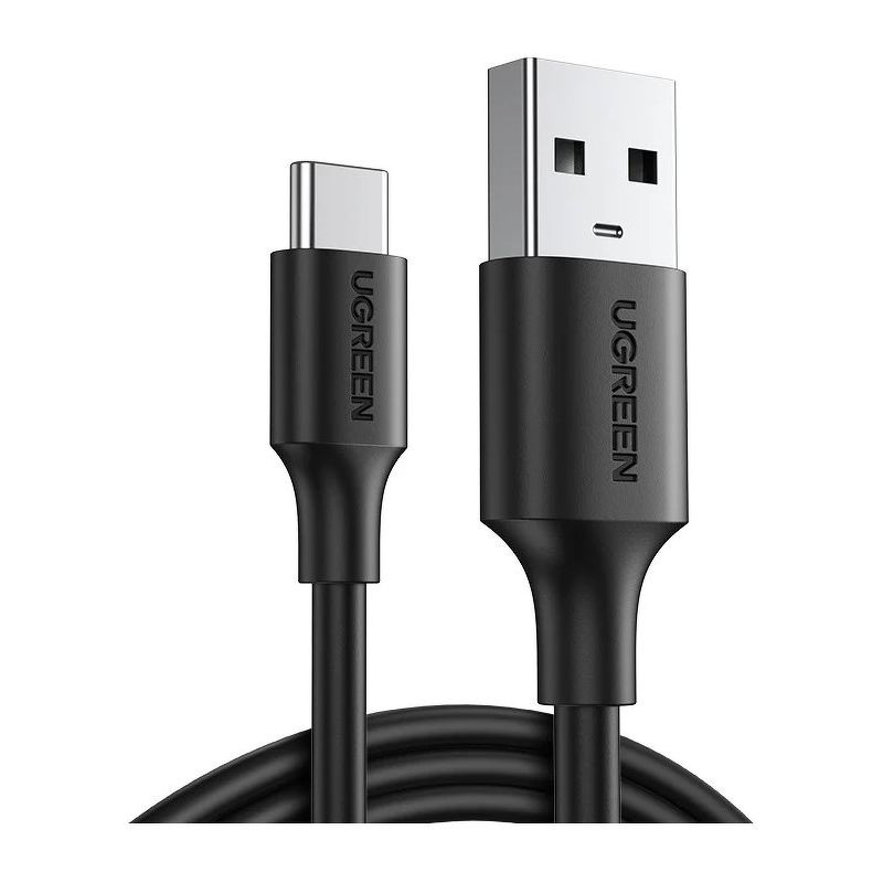 Кабель UGREEN US287 USB-A to USB-C 0.5m черный 60115