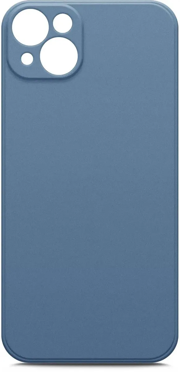 Чехол для смартфона BoraSCO Microfiber Case матовый для Apple iPhone 14 синий