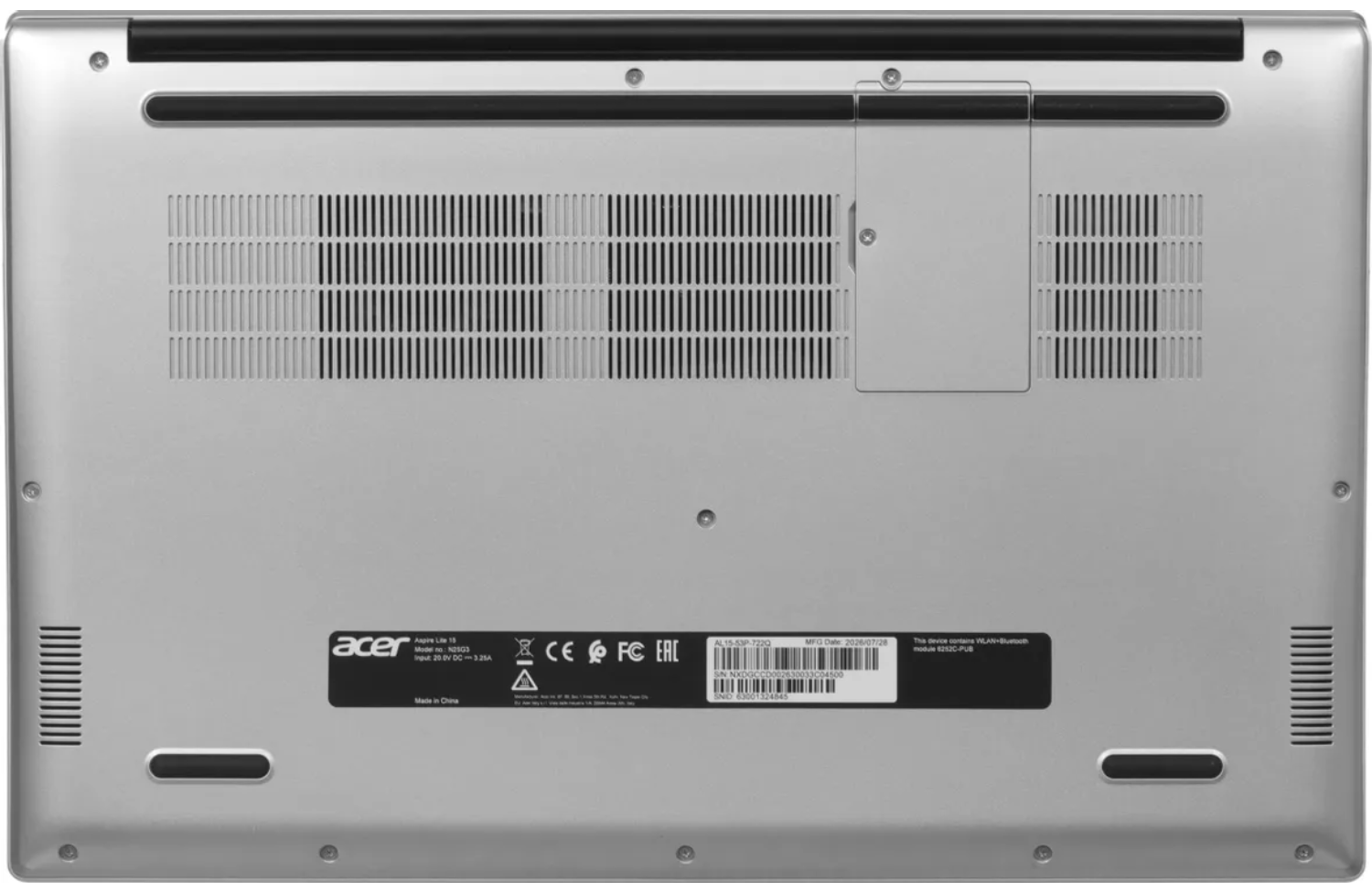 15,6" Ноутбук Acer Aspire Lite AL15-53P i7-1355U/16GB/512GB SSD/DOS серебристый