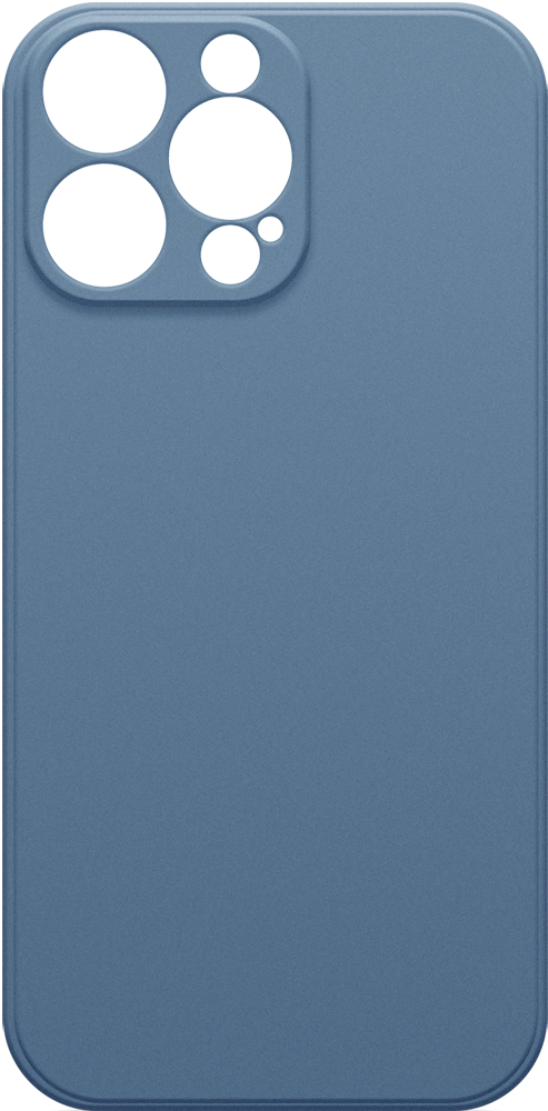 Чехол для смартфона BoraSCO Microfiber Case матовый для Apple iPhone 14 Pro Max синий