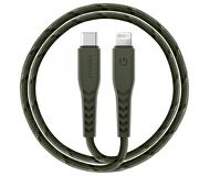 Кабель EnergEA NyloFlex Lightning to USB-C 1.5m MFI зеленый CBL-NFCL-GRN150