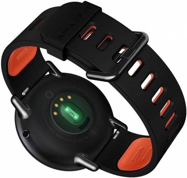 Смарт-часы Amazfit Pace черный с черным ремешком
