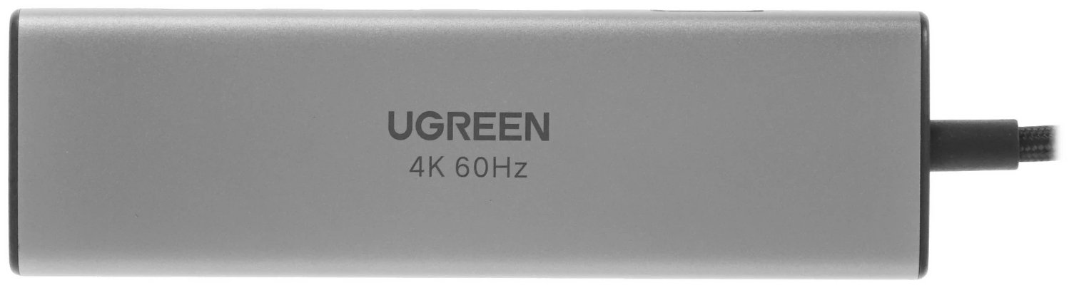 USB-разветвитель UGREEN CM511 Revodok 6-in-1 серый