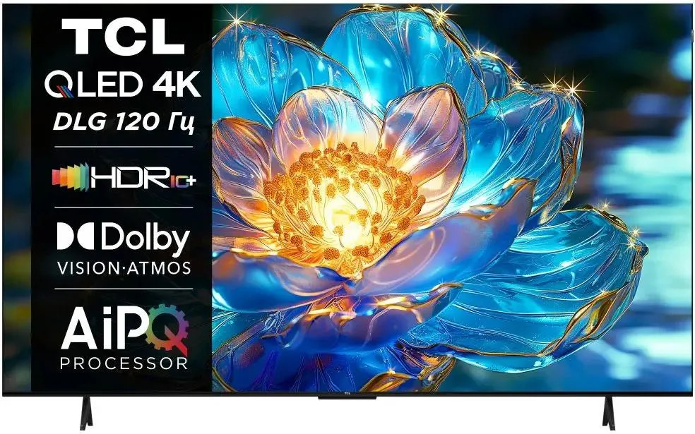 Телевизор TCL 75T7B 75" черный