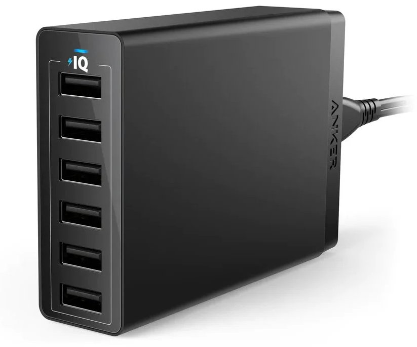 Адаптер питания Anker PowerPort 60W черный A6 A2123