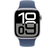 Смарт-часы Apple Watch Series 10 42mm серебристый с синим ремешком