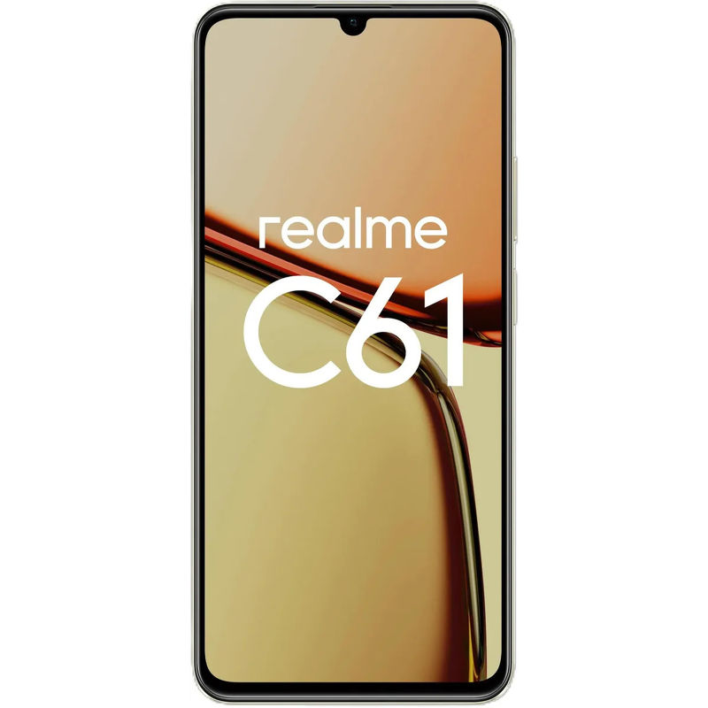 Смартфон Realme C61 8/128 ГБ золотистый