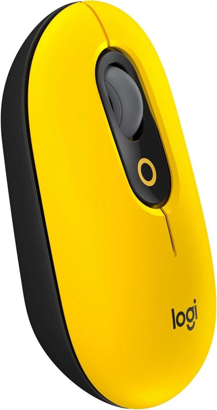 Беспроводная мышь Logitech POP Mouse желтый 