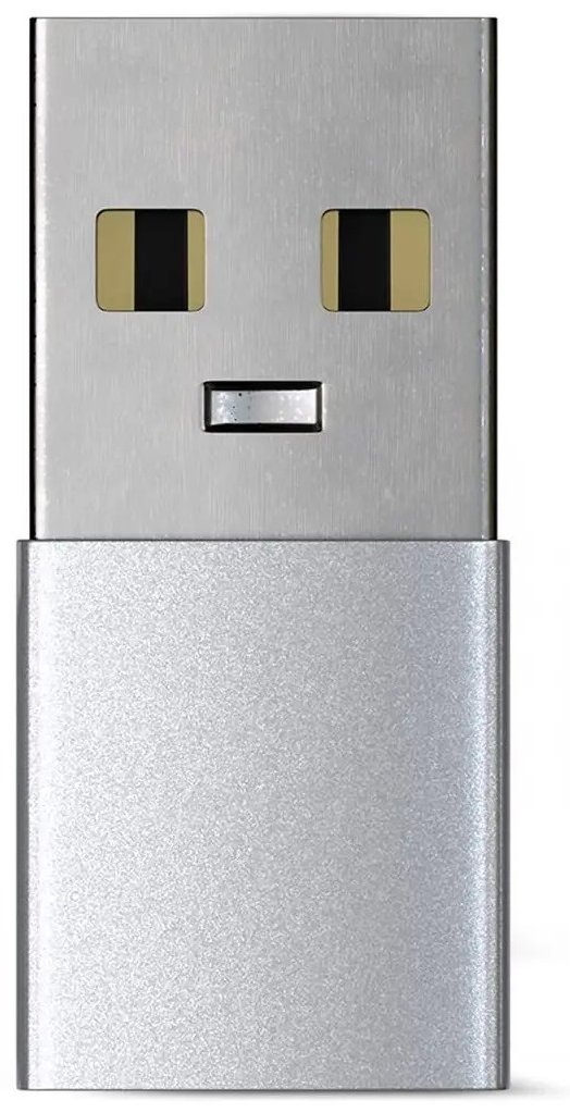 Адаптер Satechi USB Type-A to Type-C ST-TAUCS серебристый