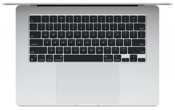 15,3" Ноутбук Apple MacBook Air M2/8/256 ГБ серебристый MQKR3