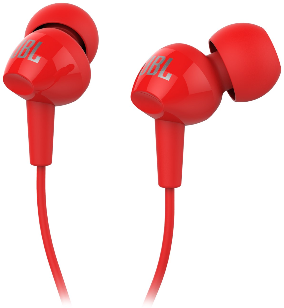 Проводные наушники JBL C100SI красный