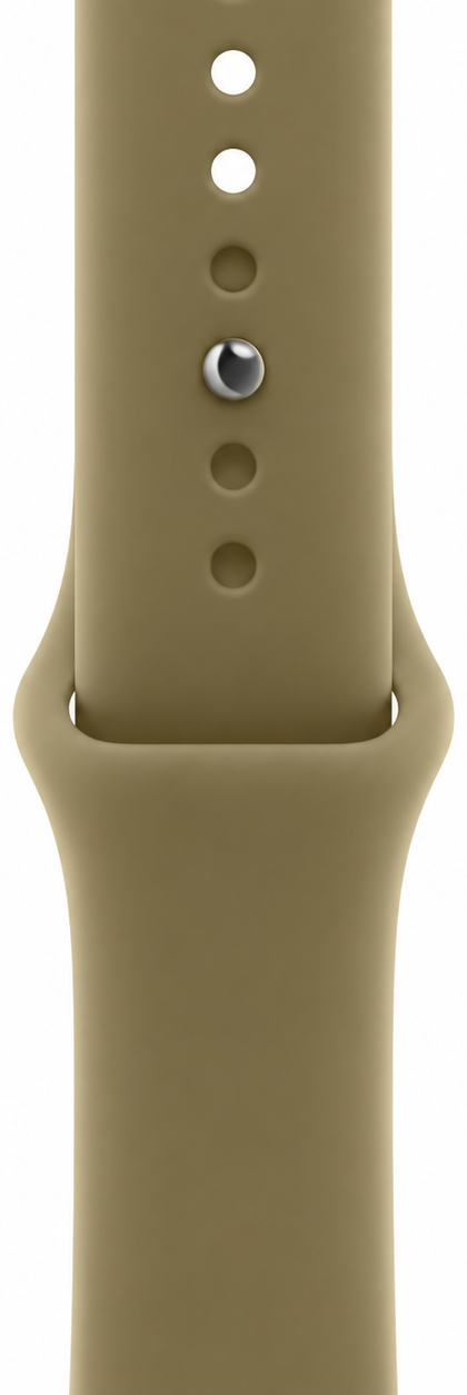Смарт-часы Apple Watch Series 12 46mm бронзовый с зеленым ремешком
