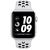 Смарт-часы Apple Watch Series 3 Nike 38mm серебристый с белым ремешком