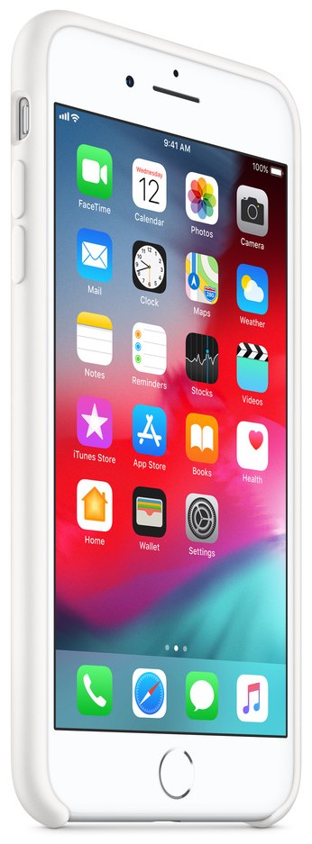 Чехол для смартфона Apple iPhone 8 Plus Silicone Case белый