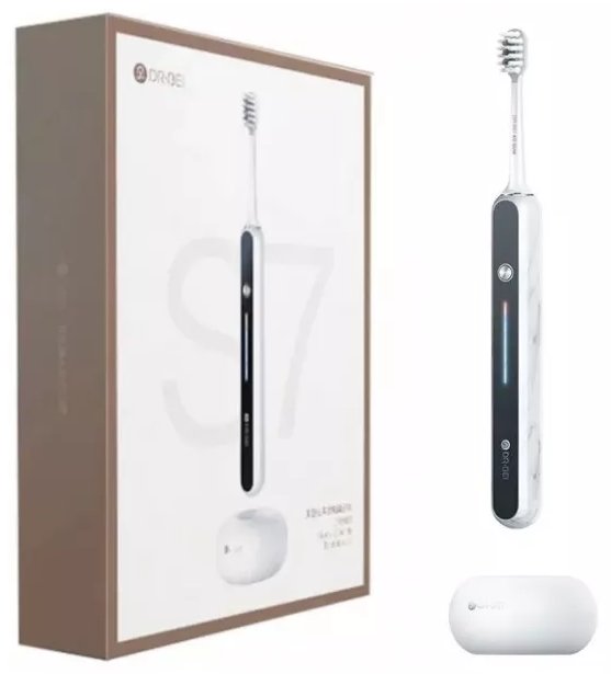Электрическая зубная щетка DR.BEI Sonic Electric Toothbrush S7 мраморно-белый