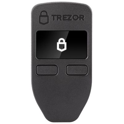 Аппаратный кошелек для криптовалют Trezor Model One черный