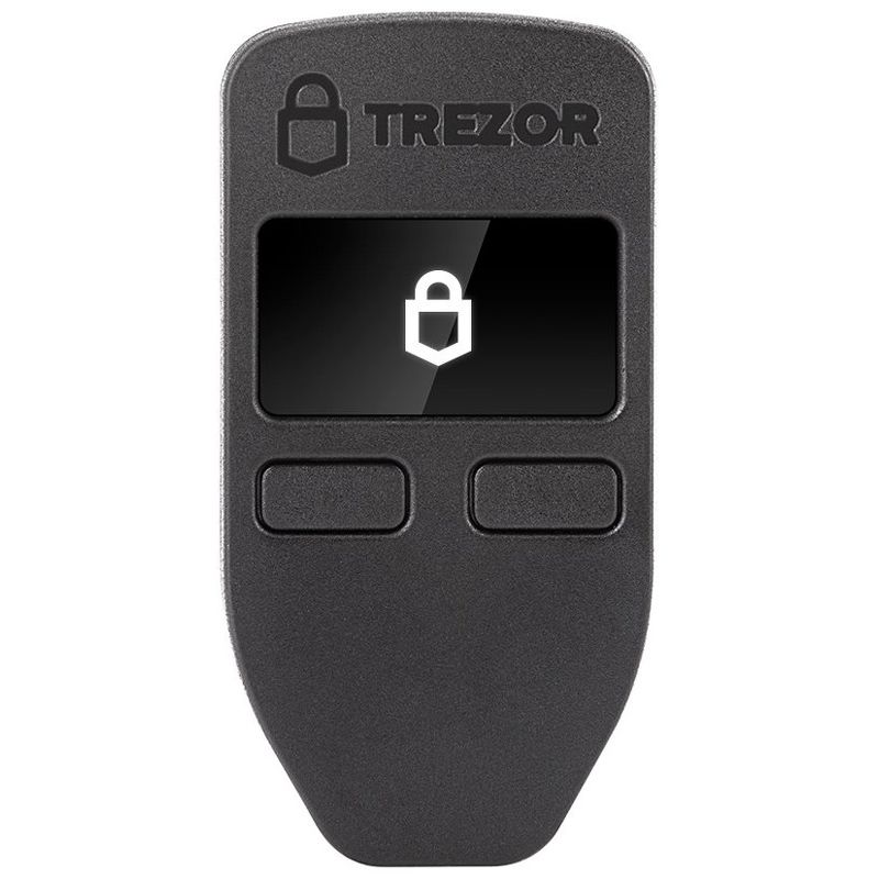 Аппаратный кошелек для криптовалют Trezor Model One черный