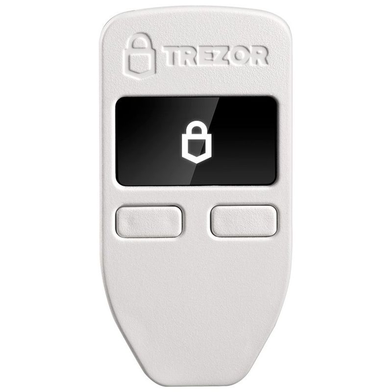 Аппаратный кошелек для криптовалют Trezor Model One белый