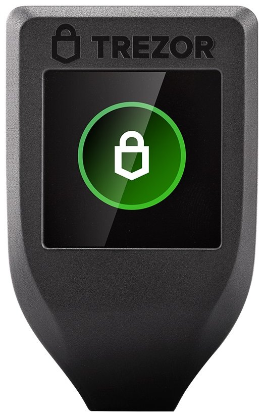 Аппаратный кошелек для криптовалют Trezor Model T