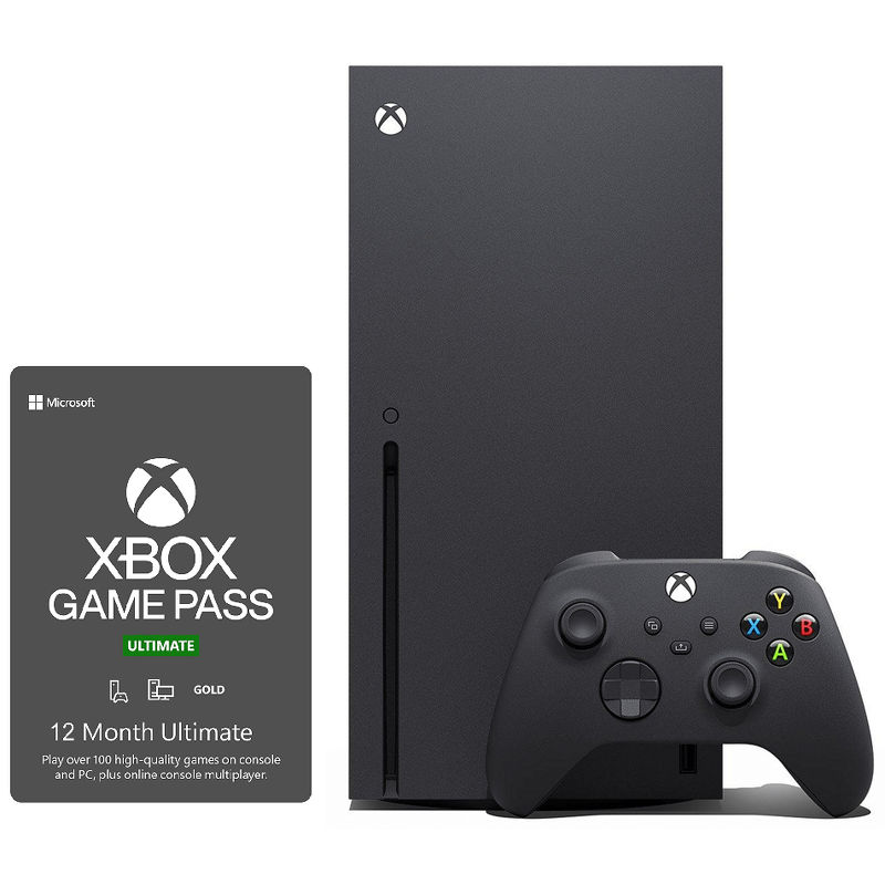 Игровая приставка Microsoft Xbox Series X + Game Pass Ultimate 12 месяцев