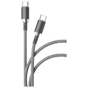 Кабель VLP Diamond Cable Type-C to Type-C 60W 1.2m серый