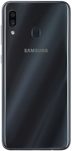 Смартфон Samsung Galaxy A30 3/32 ГБ черный