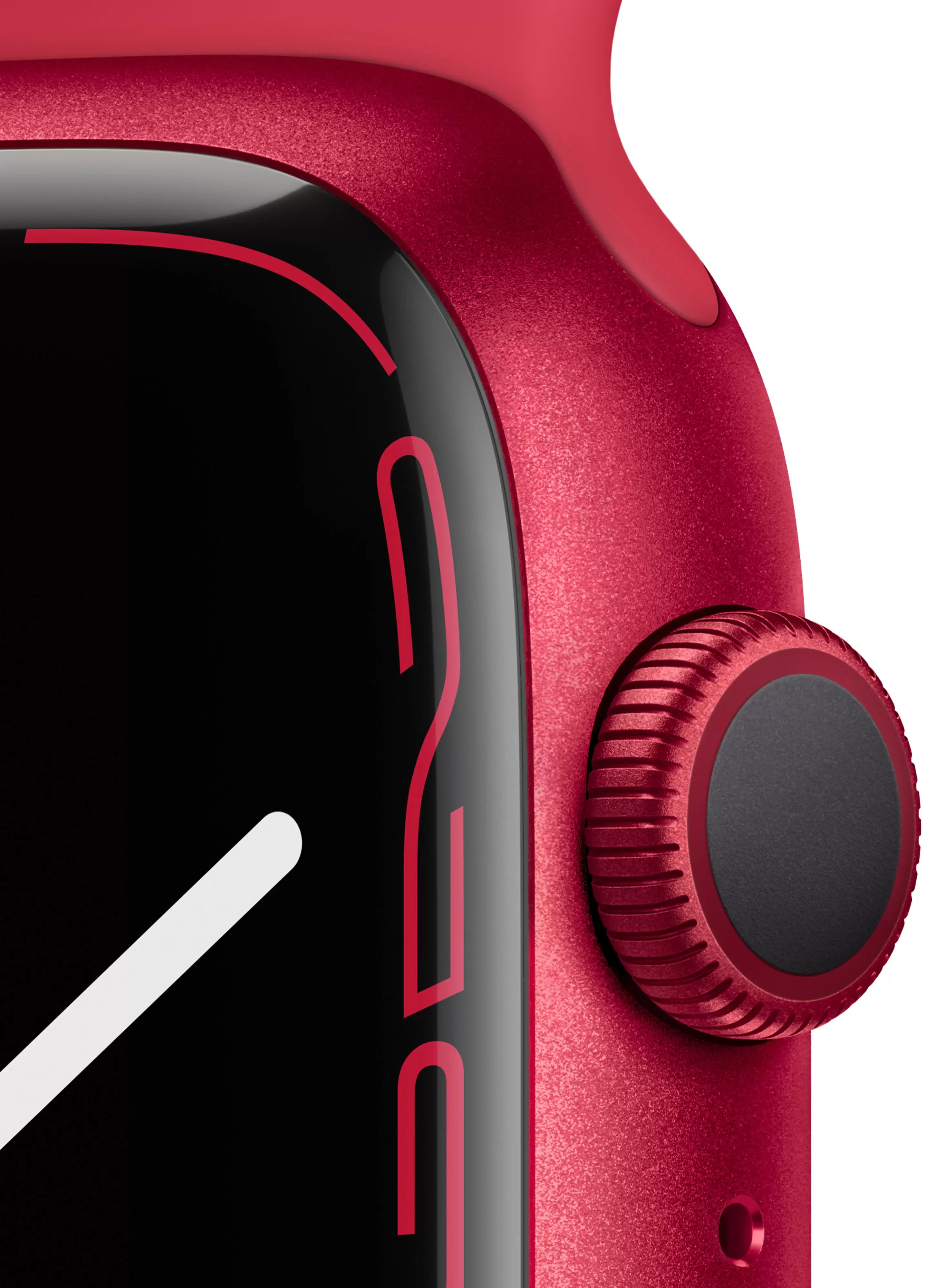 Смарт-часы Apple Watch Series 7 45mm красный с красным ремешком ЕСТ