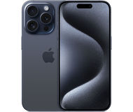 Смартфон Apple iPhone 15 Pro 128 ГБ синий титан