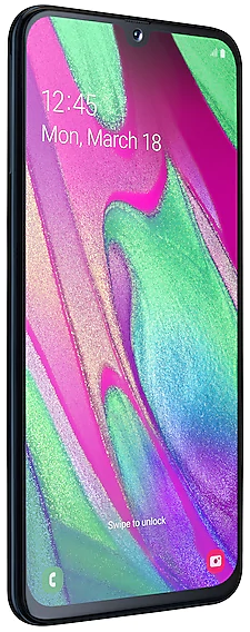 Смартфон Samsung Galaxy A40 4/64 ГБ черный