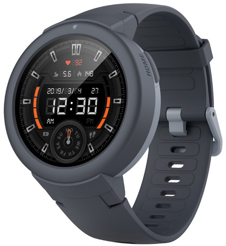 Смарт-часы Amazfit Verge Lite серый с серым ремешком