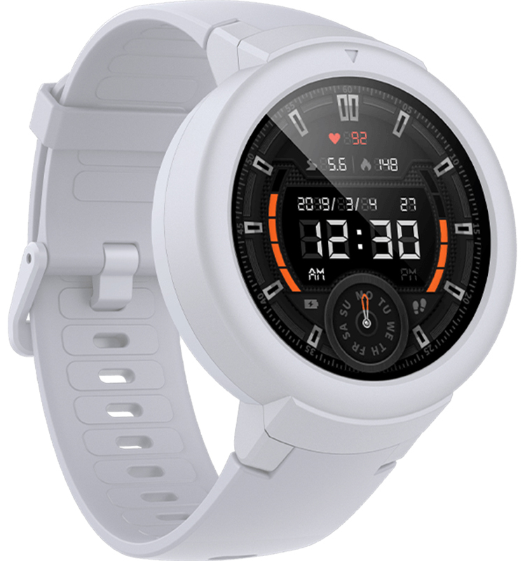 Смарт-часы Amazfit Verge Lite белый с белым ремешком