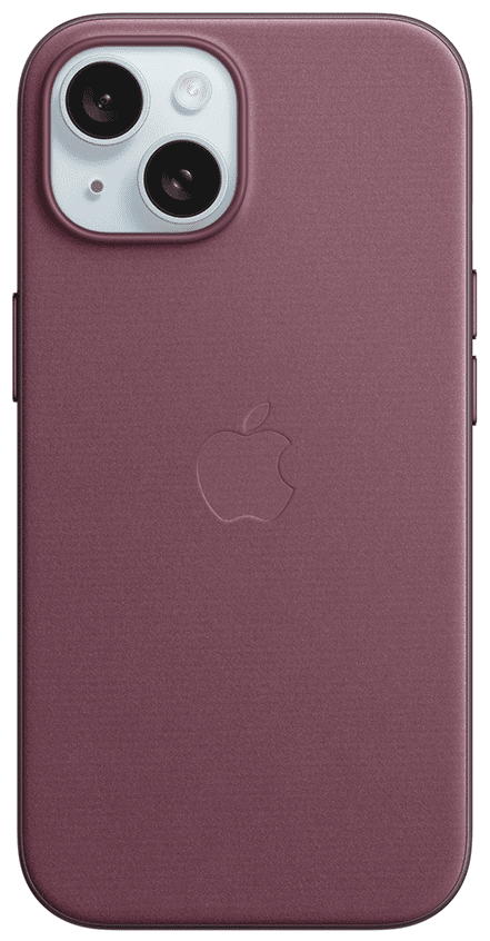 Чехол для смартфона Apple FineWoven Case with MagSafe iPhone 15 пурпурно-розовый